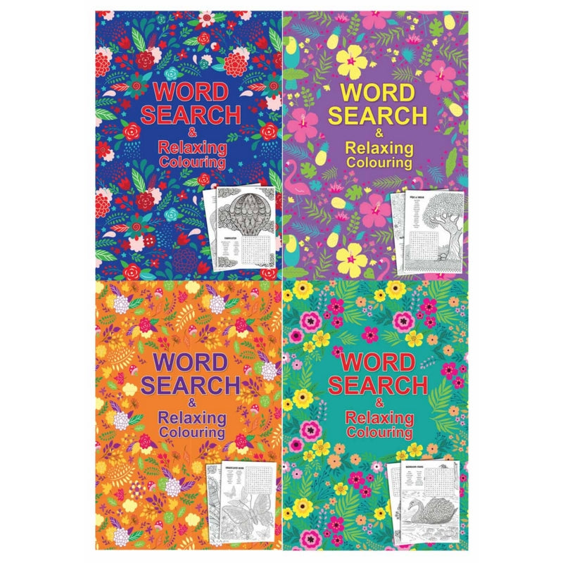Activity Book, Wordsearch and Colouring
