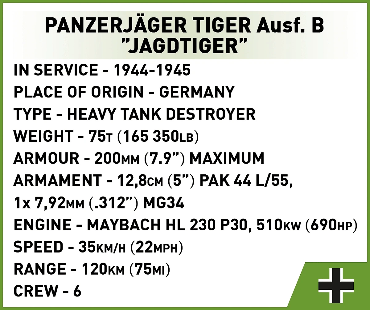 Panzerjager Tiger Aufs.B Jagdtiger
