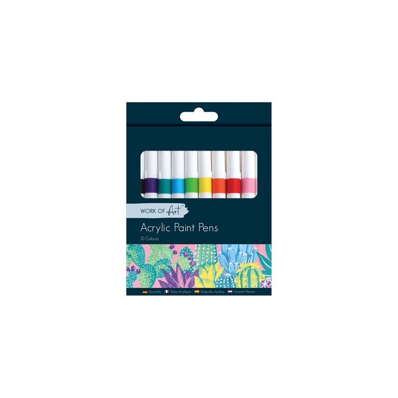 Acrylic Paint Pens, Pack of 10 Pens
