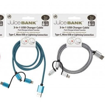Charging Cable, 3 in 1