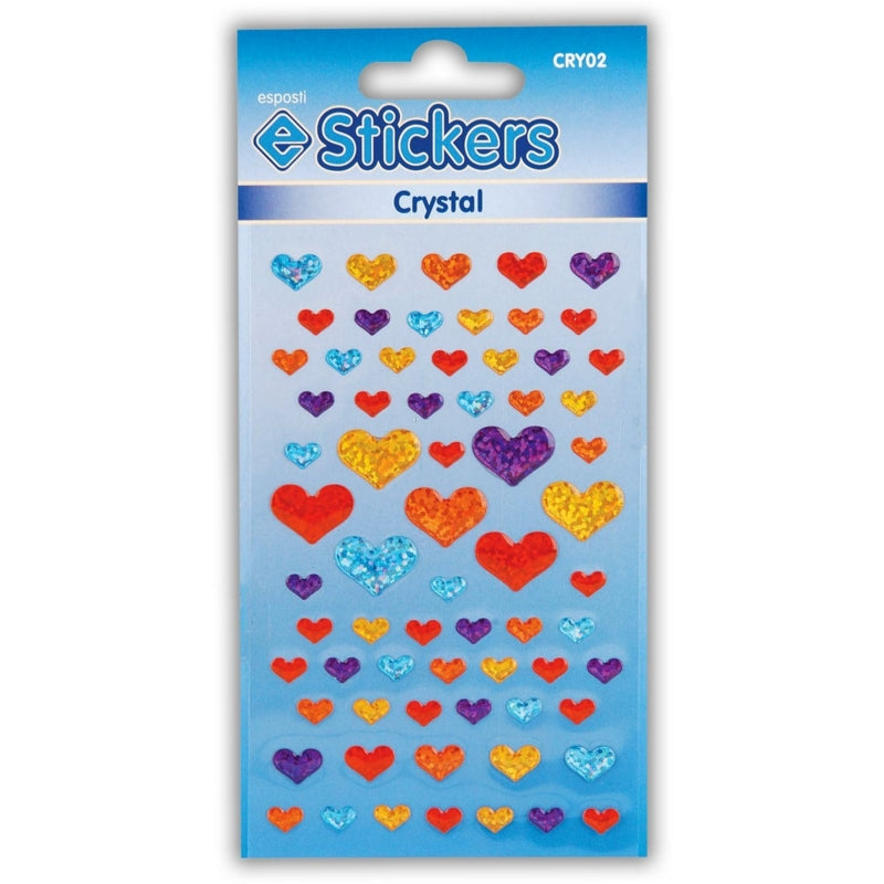 Stickers - Crystal Hearts