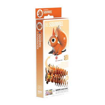 3D Craft Collectible Squirrel