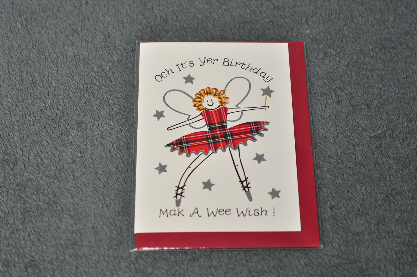 Birthday Card - Tartan Fairy