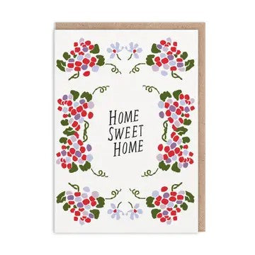New Home Card, Floral