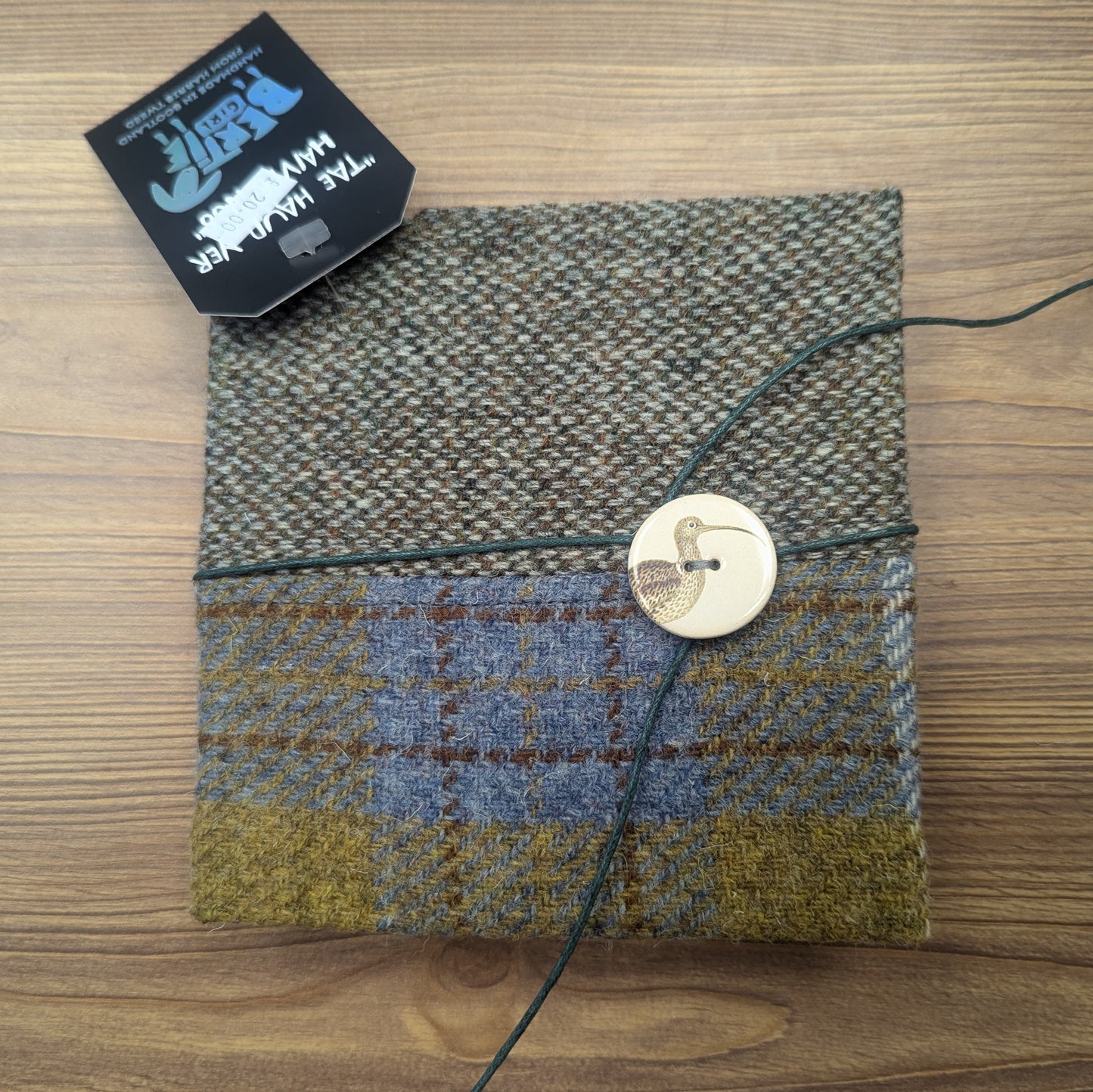 Harris Tweed Notebook - Square