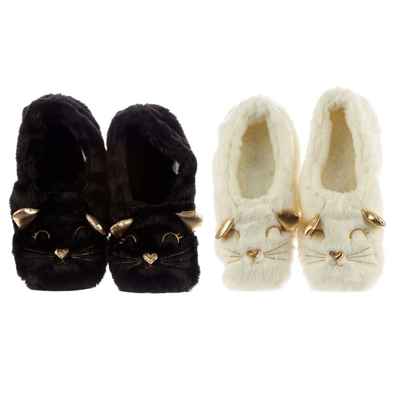 Toasties, Feline Fine Plush Heat Pack Slippers