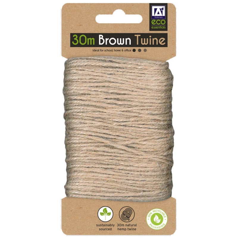 Natural Hemp Twine, 30m