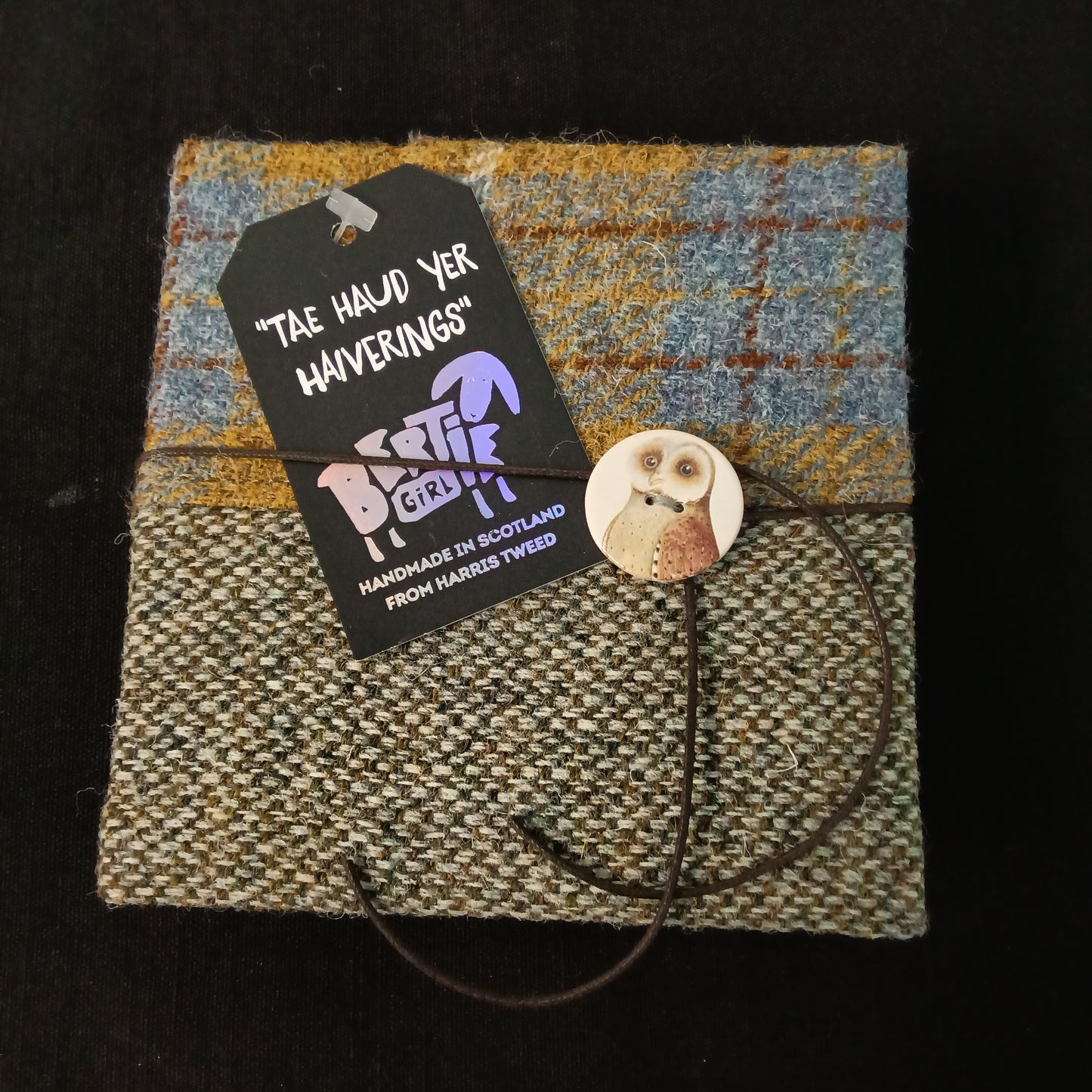 Harris Tweed Notebook - Square