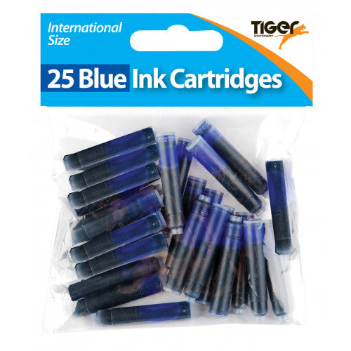 Ink Cartridges, blue, pack of 25