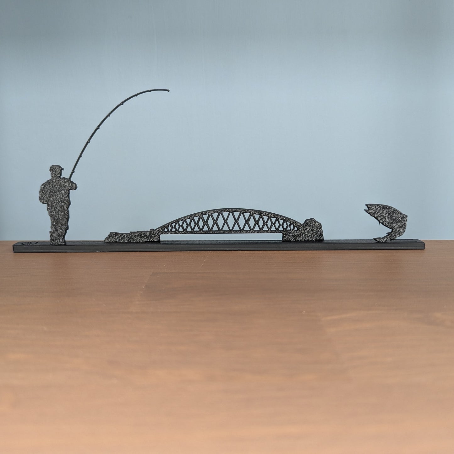 Shadow Shape - Salmon Fisherman Scene