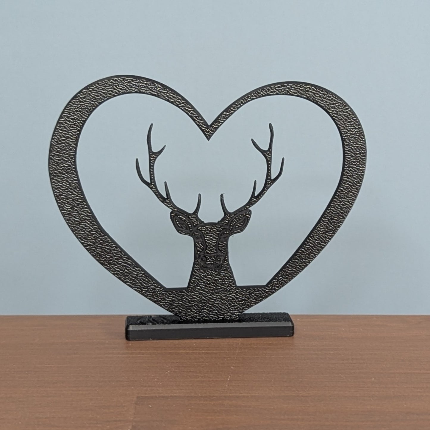 Shadow Shape - Stag Head Heart