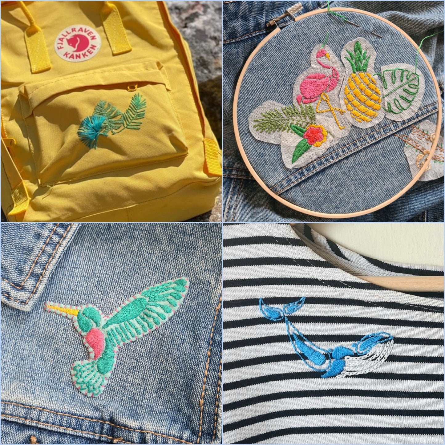 Paraffle Tropical Customise Embroidery Kit