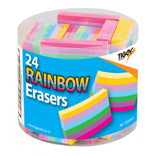 Rainbow Pencil Eraser