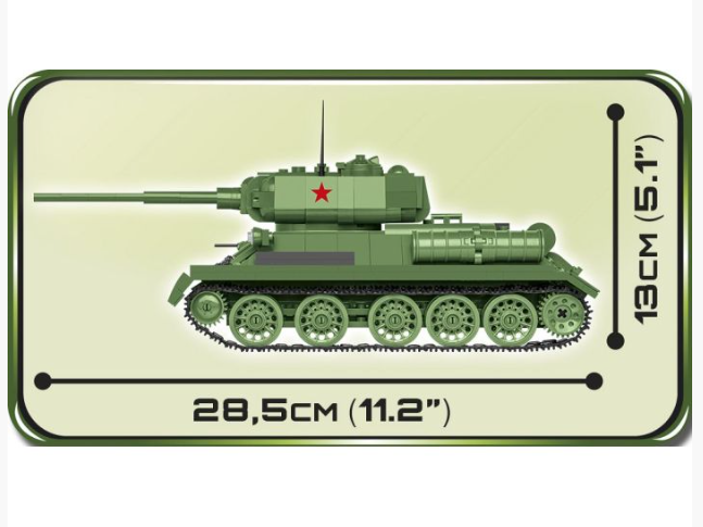 T-34/85 (1:28 scale)