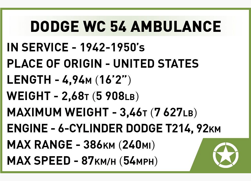 Dodge WC 54 Ambulance