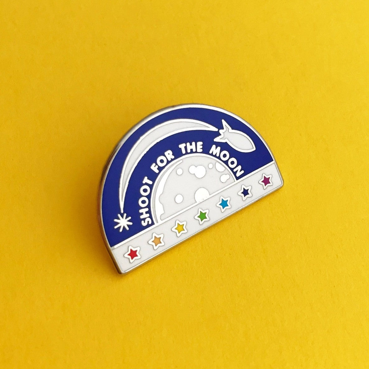 Enamel Pin, Shoot for the Moon