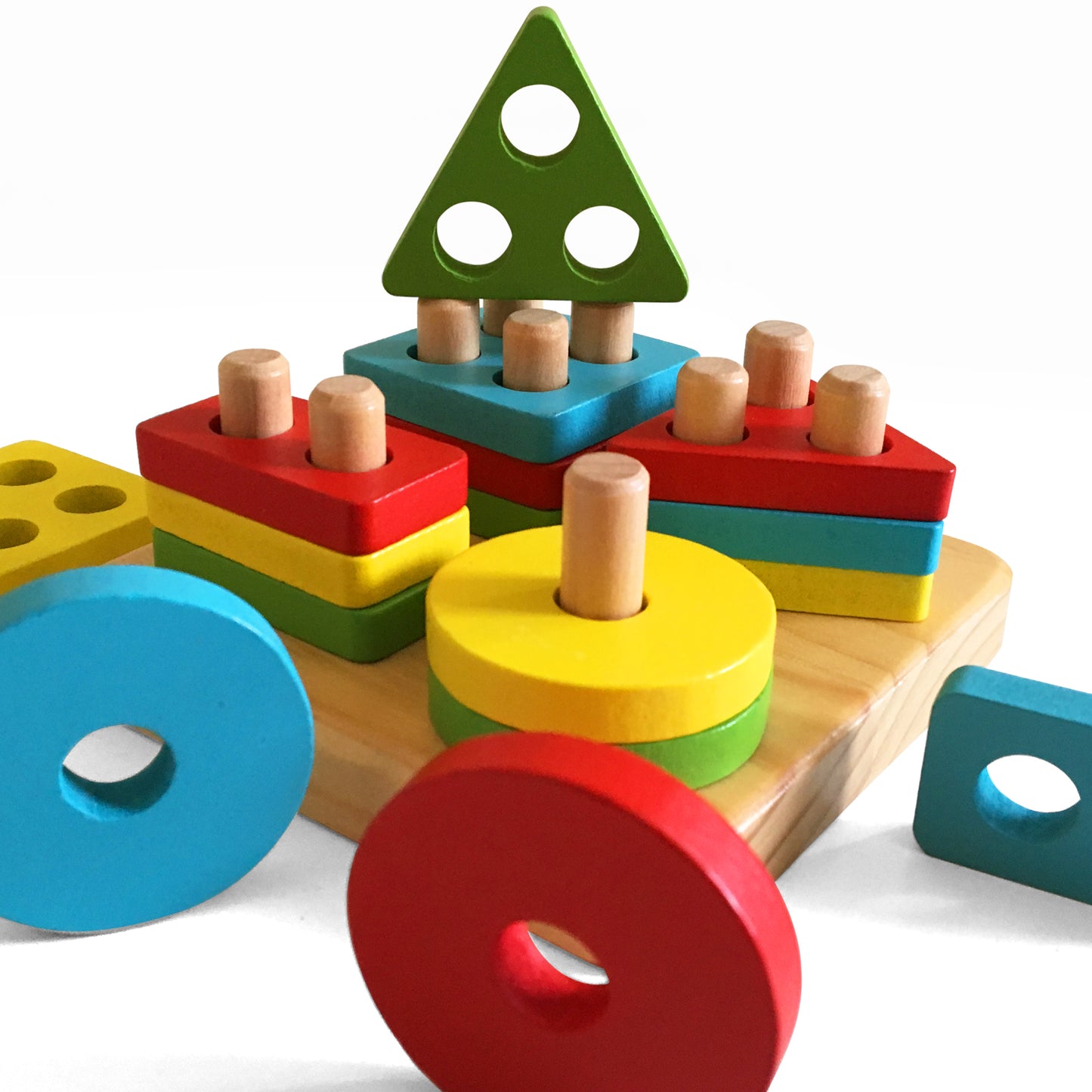 Stack & Learn Geometric Shape Puzzle