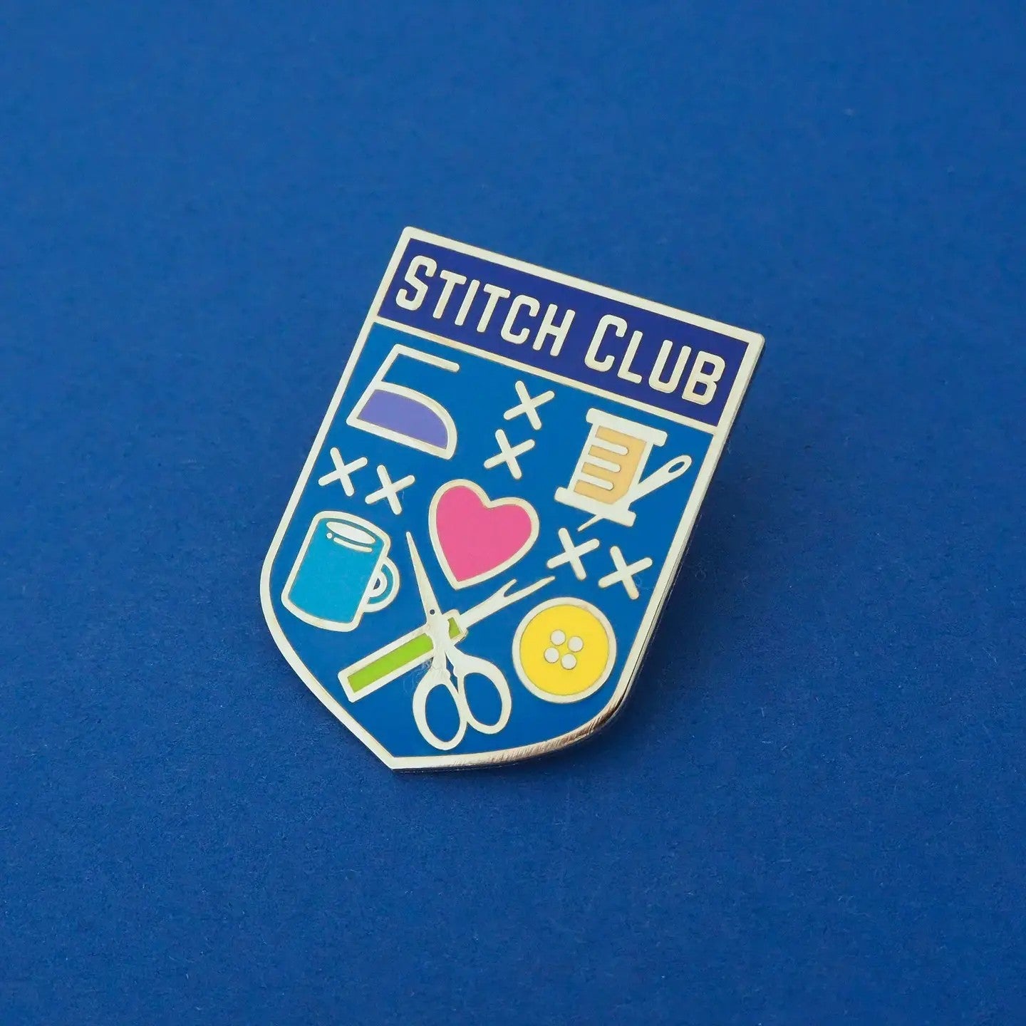 Enamel Pin, Bright Stitch Club