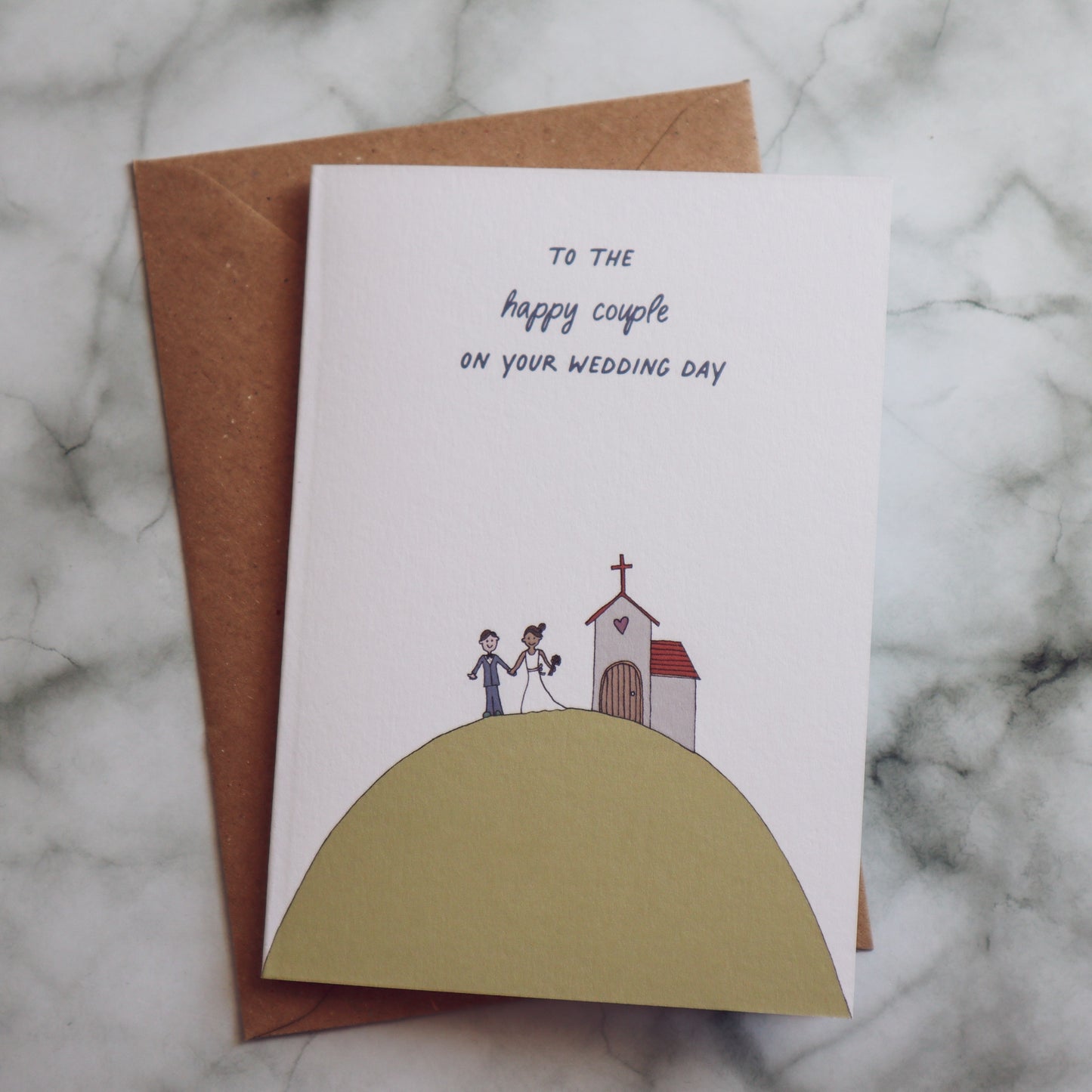 Wedding Card, Bride & Groom