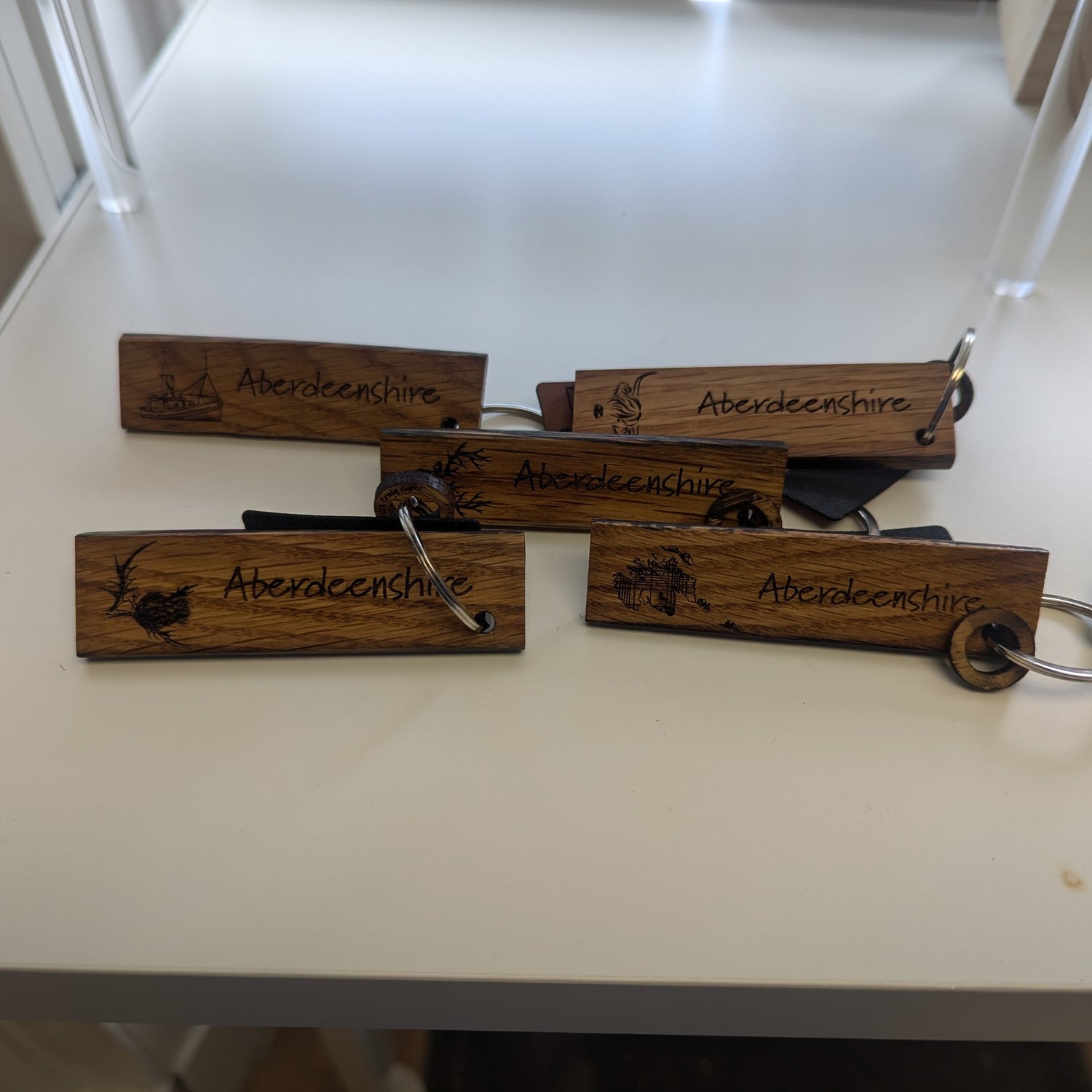 Ailsa Craig - Whiskey Barrel Keyrings