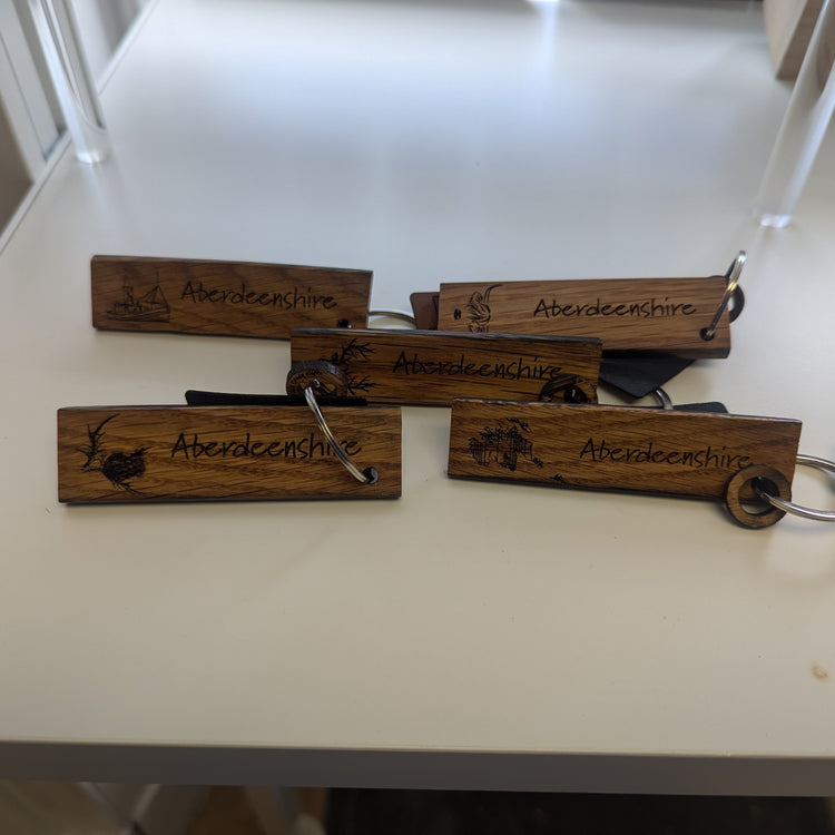 Aberdeenshire Keyrings
