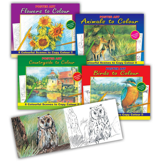 Colouring Book, Nature to Colour