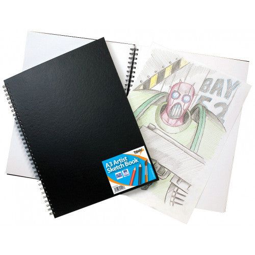 Artist Sketch Book, A3, Spiral Bound