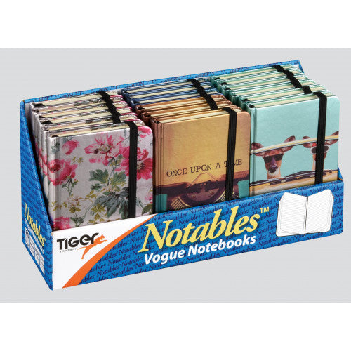 Notables Notebook, Ruled, A6 Vogue Design