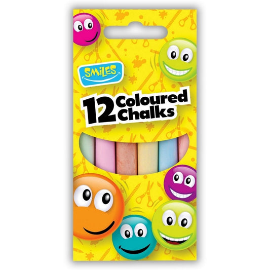 Chalk, Coloured Pack of 12