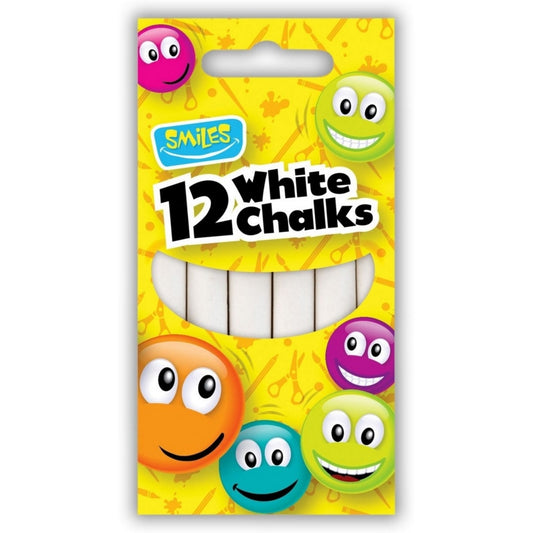 Chalk, White Pack of 12