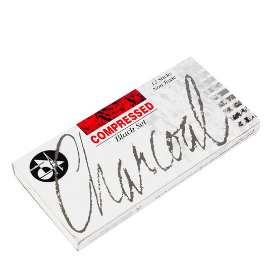 Compressed Charcoal, Black