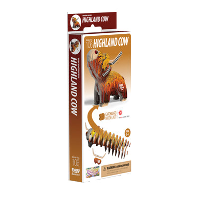 3D Craft Collectible Highland Cow