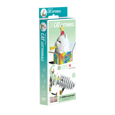 3D Craft Collectible Cat – Cottonball