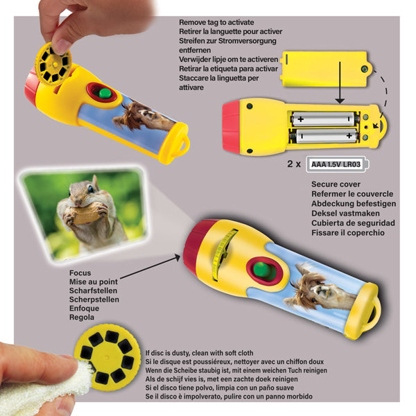Funny Animal Torch and Projector