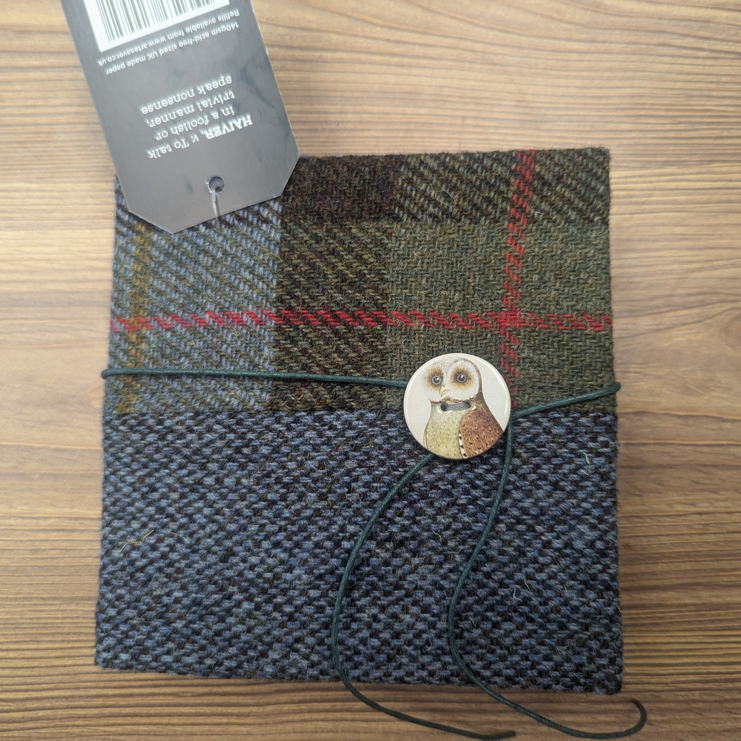 Harris Tweed Notebook - Square