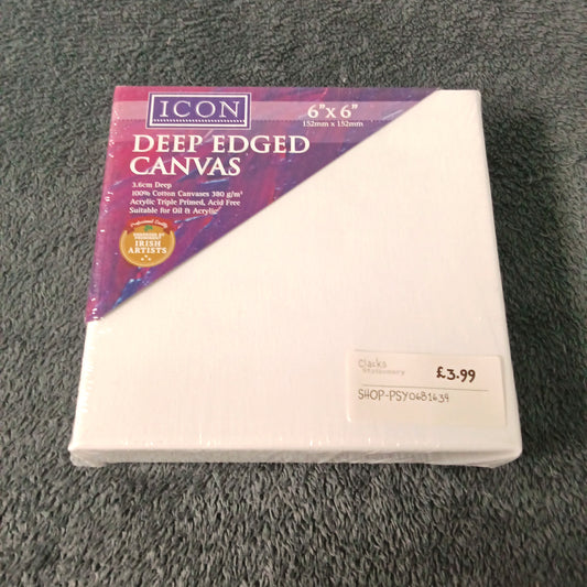 Canvas, Square, Deep Edged
