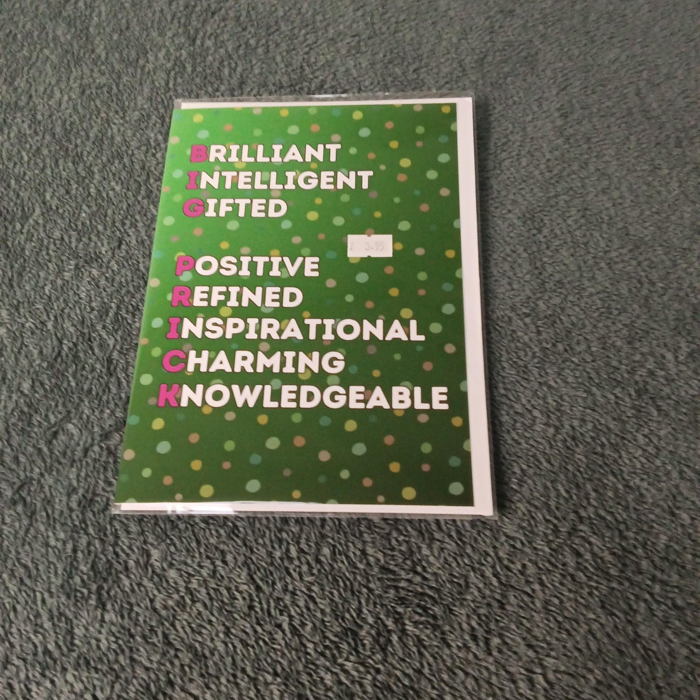 Birthday Card - Big P****