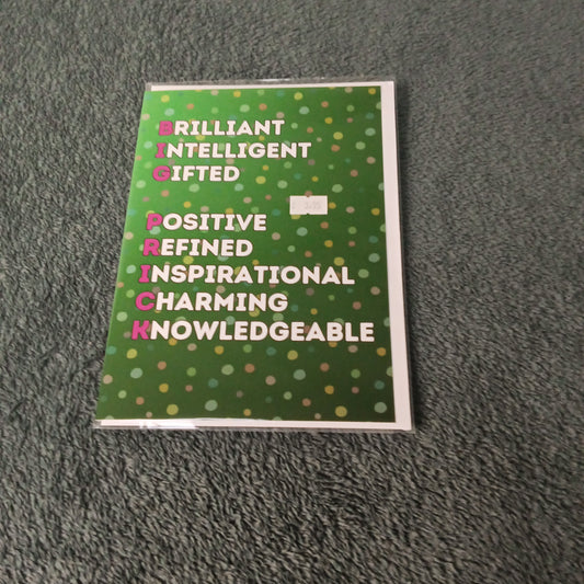 Birthday Card - Big P****