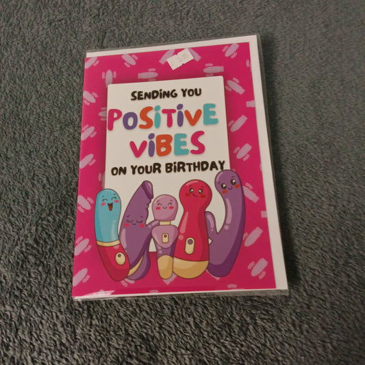 Birthday Card - Positive Vibes
