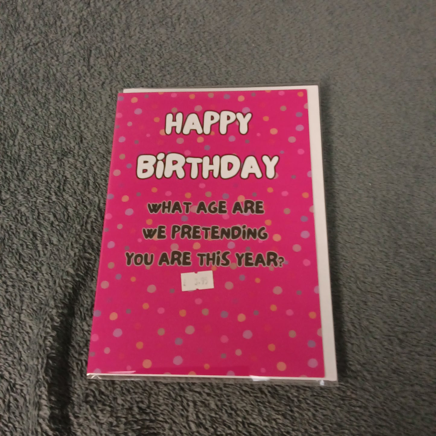 Birthday Card - Pretending