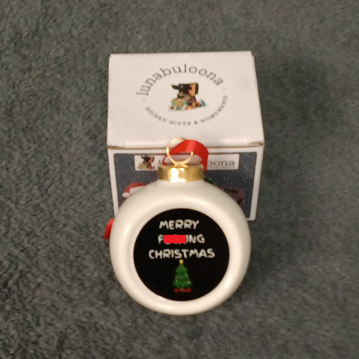 Naughty Christmas Bauble