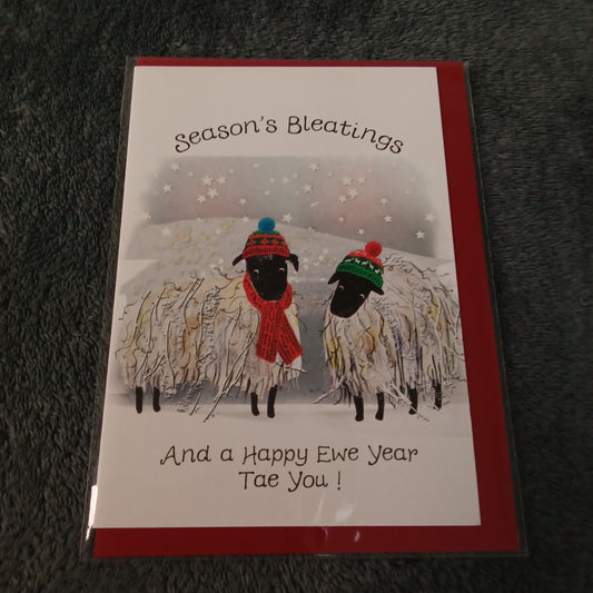 Christmas Card - Season's Bleatings