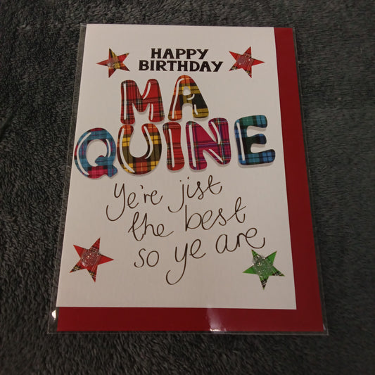 Birthday Card - Ma Quine