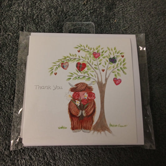 Notecards, Pk of 6 - Thank You