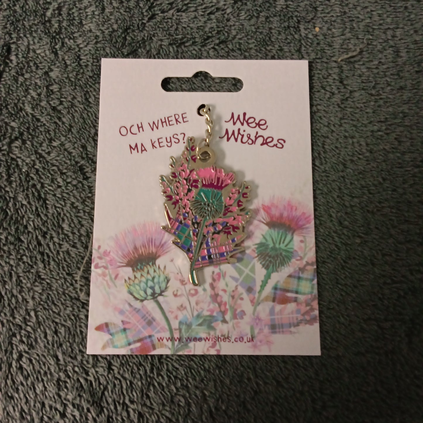 Enamel Pin, Scottish Thistle