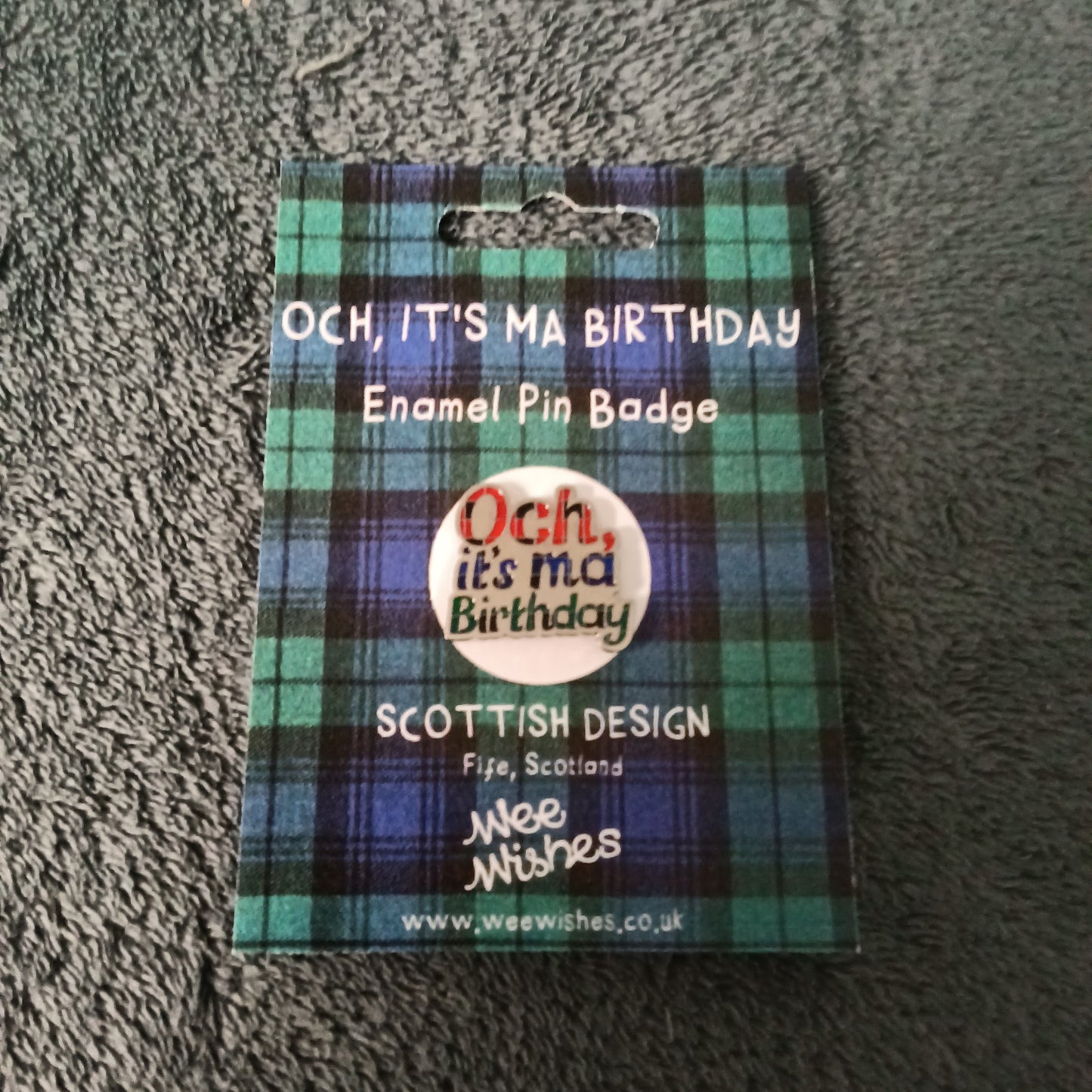 Enamel Pin, Och It's My Birthday