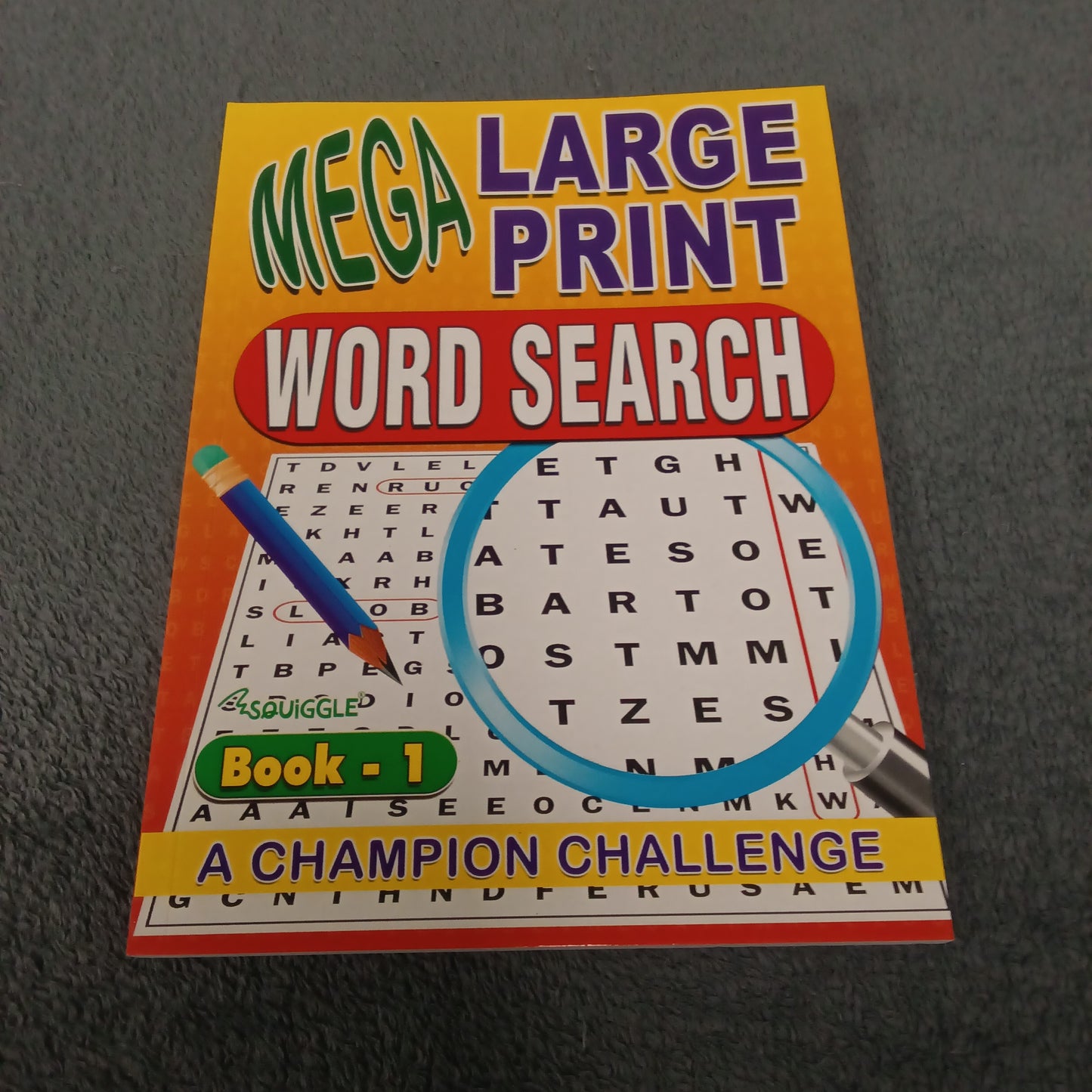 Activity Book, Large Print Wordsearch, A4, Set 1