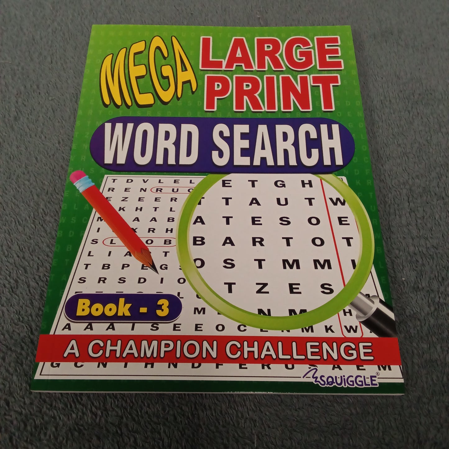 Activity Book, Large Print Wordsearch, A4, Set 2