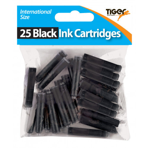Ink Cartridges, black, pack of 25