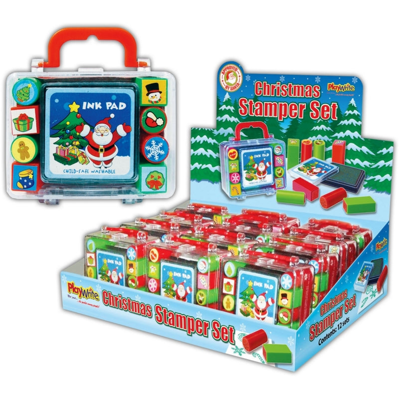 Christmas Ink Pad and Stamp Set